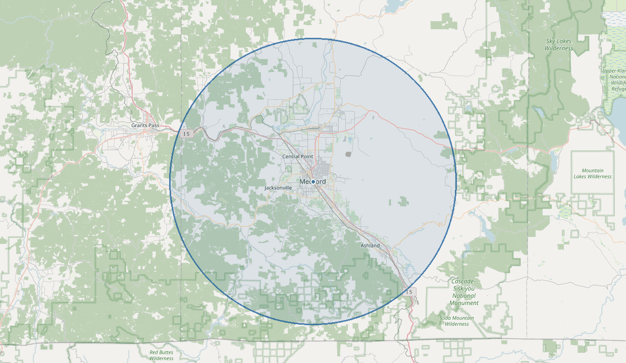 Map of the area The Tile Guy LLC serves